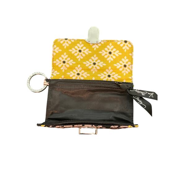 EUC - Vera Bradley Quick ID wallet. Brown/Tan/Beige/Yellow In like new condition - Picture 3 of 6